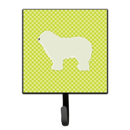 Carolines Treasures Komondor Checkerboard Green Leash or Key Holder BB3855SH4